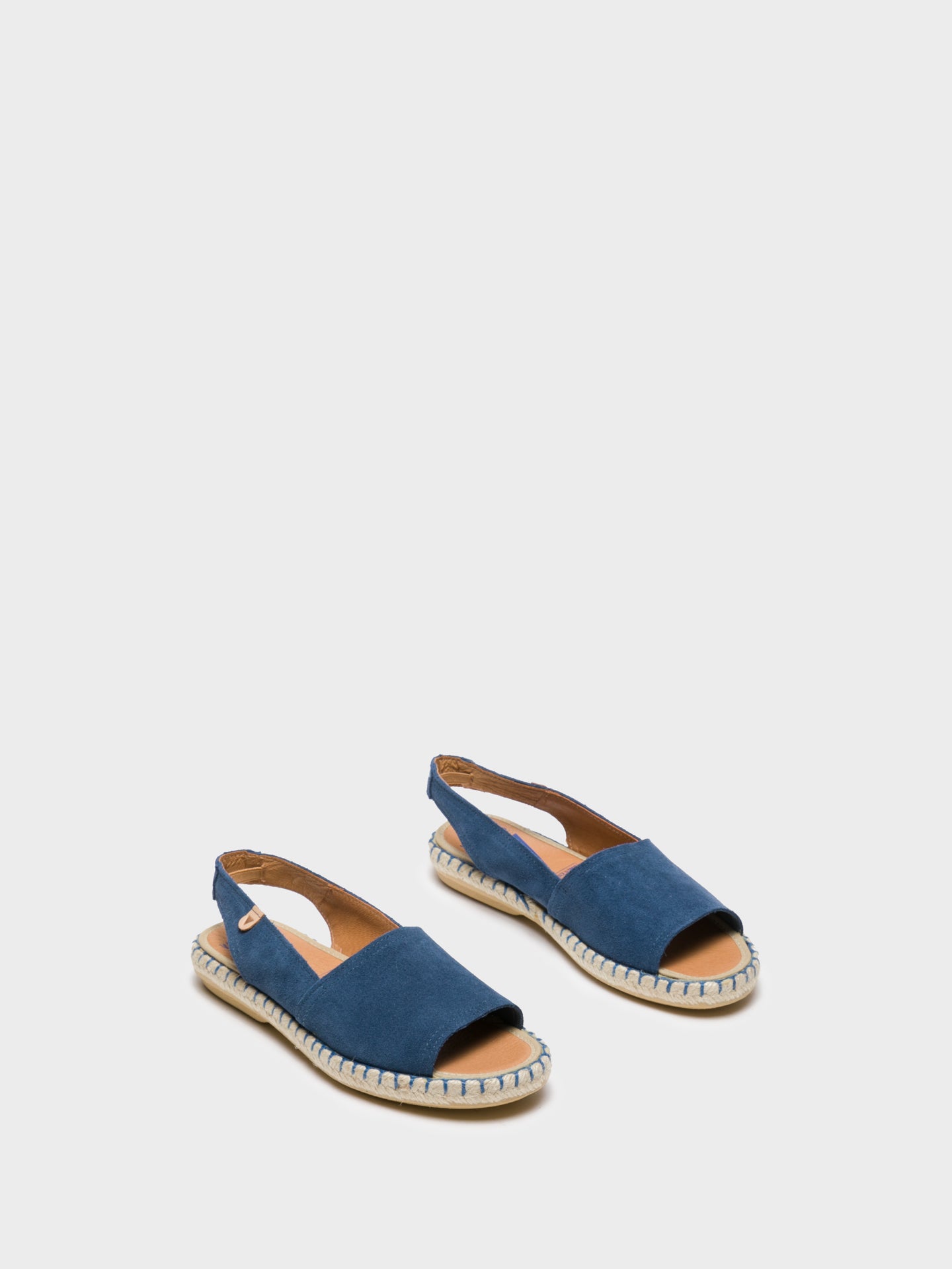 Verbenas Blue Sling-Back Sandals